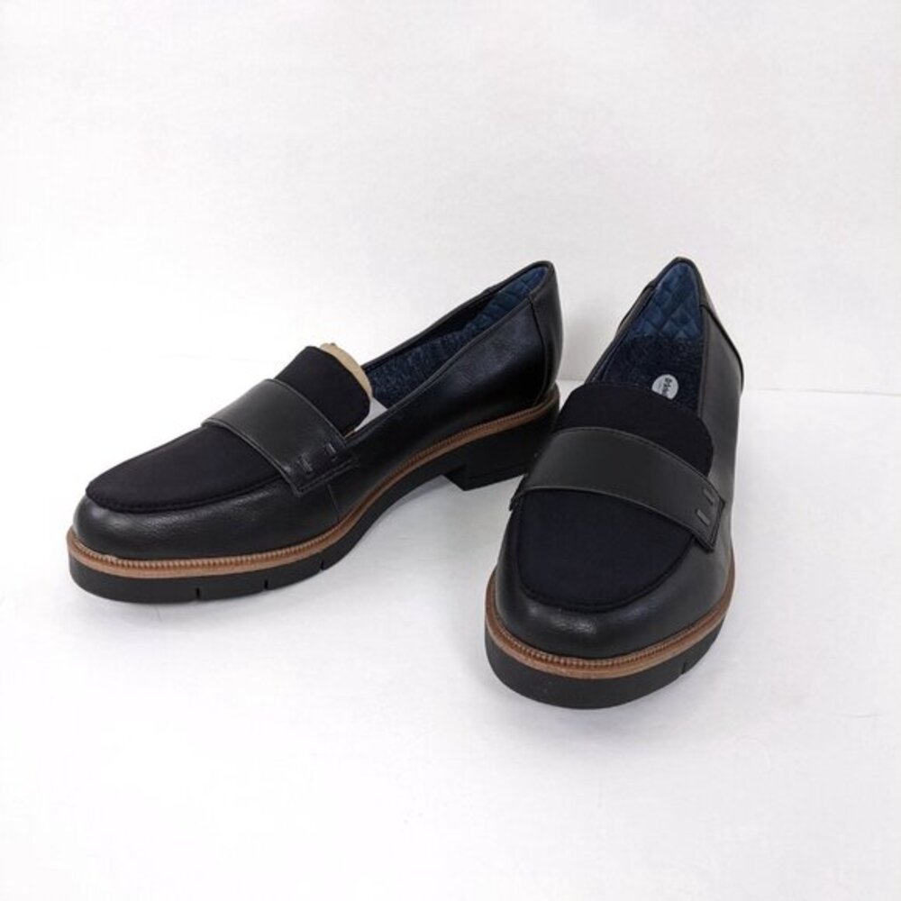 Dr. Scholl's Size 8.5M Womens Grow Up Slip-on Loafers in Black